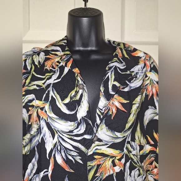 George button down bold print men's shirt size XL - Picture 3 of 5